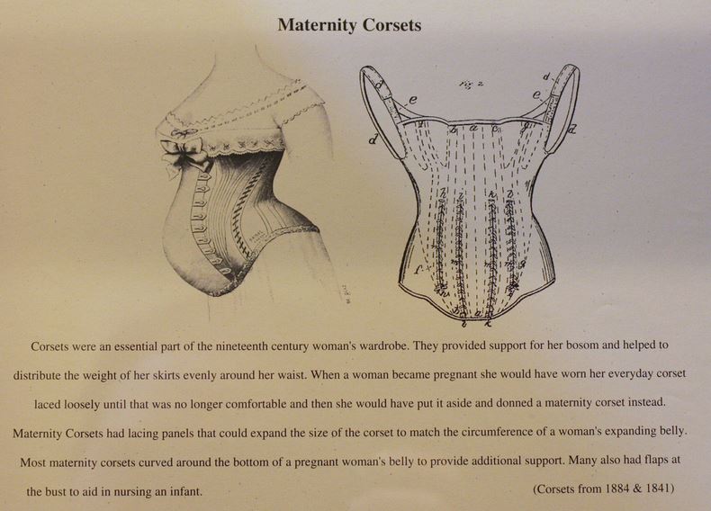 Did women wear corsets when pregnant during the 18th century? #18thcen