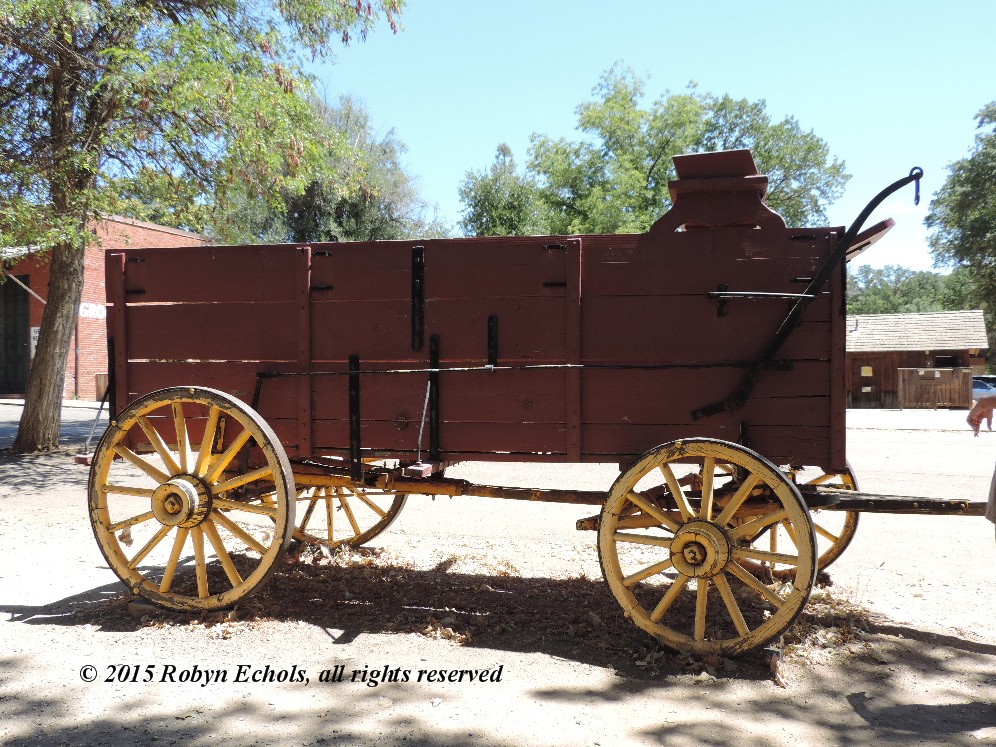 Kristin Holt | Blog Tour AND Book Review: Too Old For Christmas by Zina Abbott. Photograph by Robyn Echols (copyrighted, all rights reserved). Wagon from Columbia State Park.