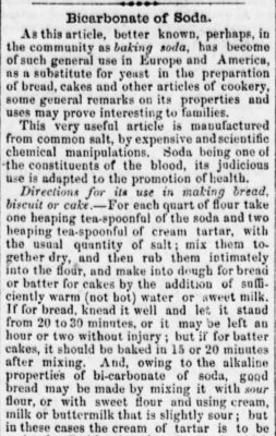 Victorian Baking: Saleratus, Baking Soda, and Salsoda - Kristin Holt