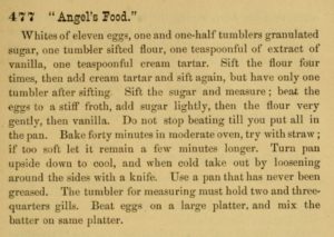 Victorian Baking: Angel's Food Cake - Kristin Holt