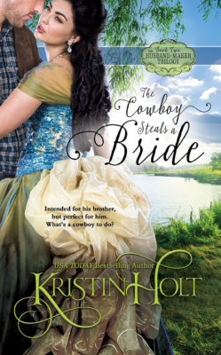 New Cover Art: The Cowboy Steals a Bride by USA Today Bestselling Author Kristin Holt